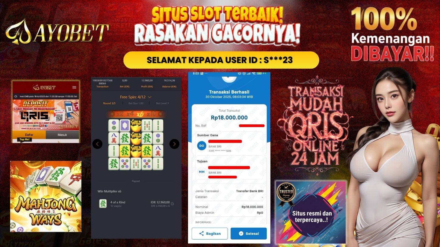 AYOBET JACKPOT SLOT MAHJONG WAYS